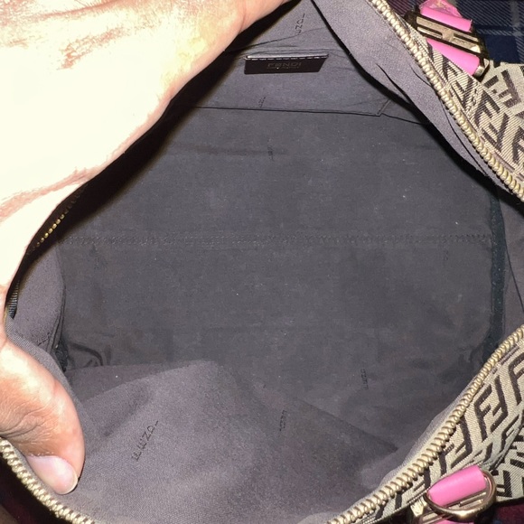 Not for sale!!!! FENDI Zucchino Forever Bauletto Boston Bag💖 - Picture 5 of 8